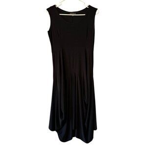 Picadilly Fashions Size Small black slinky knit sleeveless dress Loungewear City